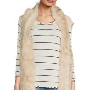 Surell Open Front Faux Fur Jacket